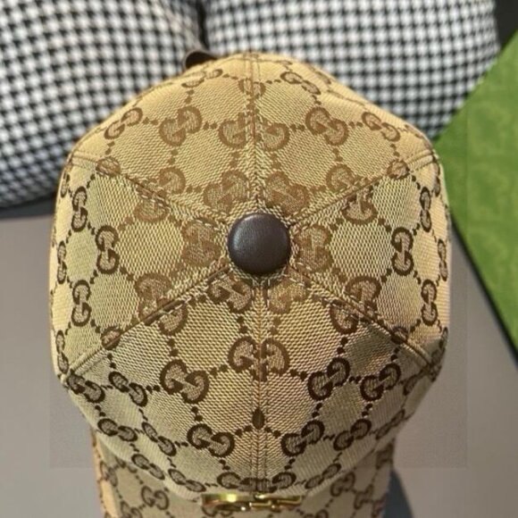 Gucci Canvas Web Detail Baseball Cap🌞🌞 - Picture 7 of 9